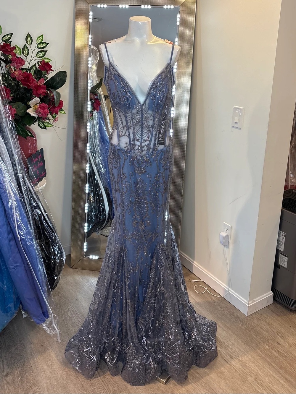 Jovani Ink Mermaid Gown